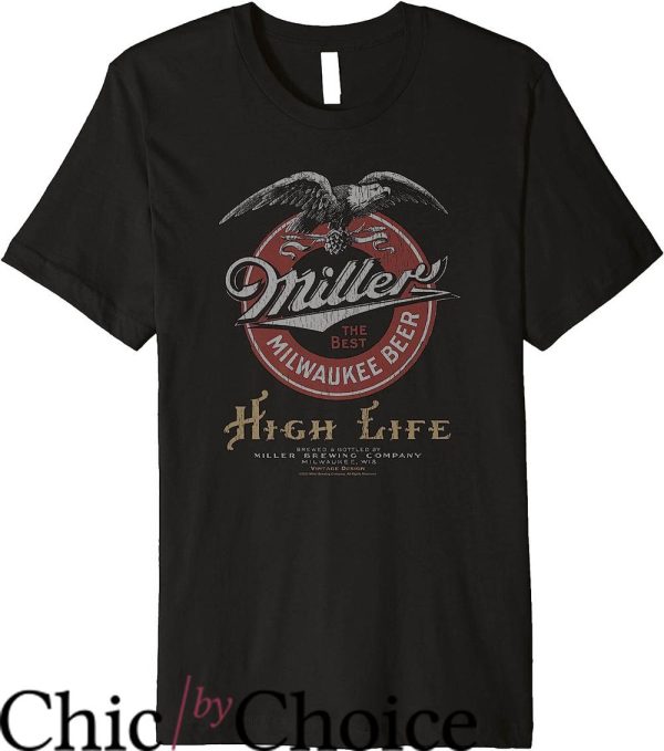 Coors Banquet T-Shirt Miller High Life Vintage