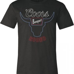 Coors Banquet T-Shirt Rodeo Bull Head