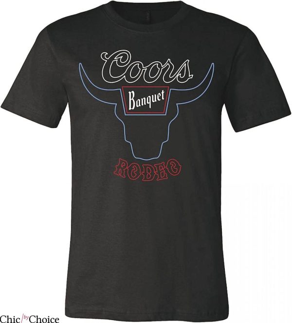 Coors Banquet T-Shirt Rodeo Bull Head