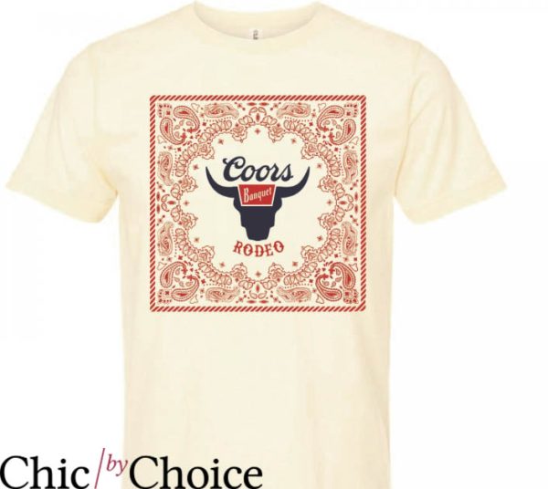 Coors Banquet T-Shirt Rodeo Paisley Beige Colorway