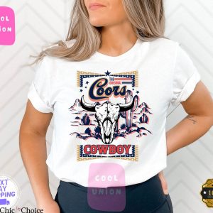 Coors Banquet T-Shirt Wild West Desert