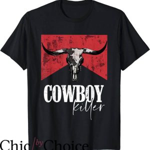 Cowboy Pillows T-Shirt Vintage Punchy Skull T-Shirt Trending