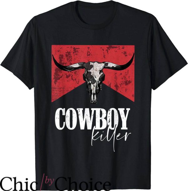 Cowboy Pillows T-Shirt Vintage Punchy Skull T-Shirt Trending