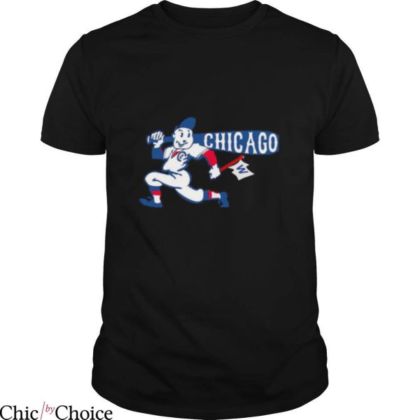 Cubs Vintage T-Shirt Chicago Cubs Baseball Flag