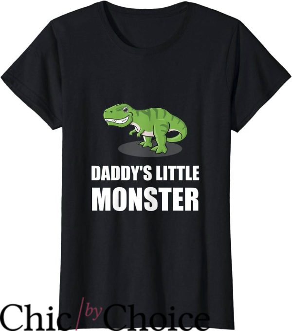 Daddy’s Little Monster T-Shirt Daddy Dinosaur