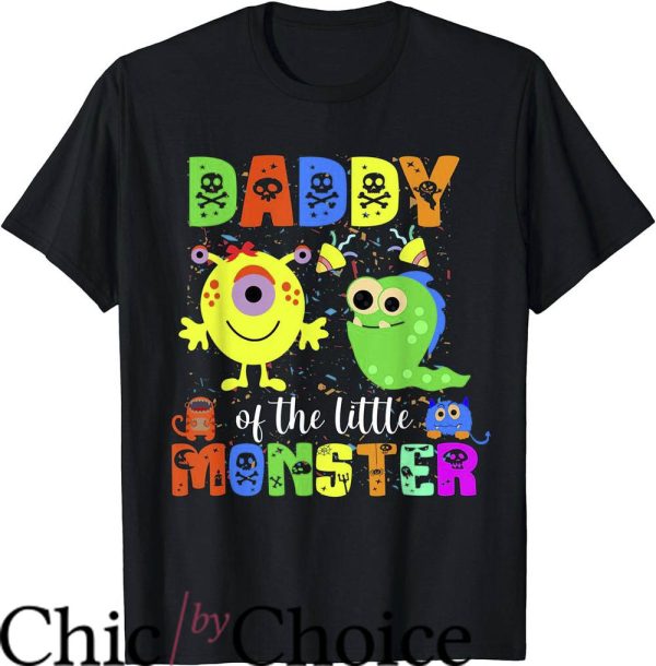 Daddy’s Little Monster T-Shirt Themed Birthday Family