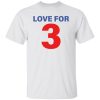 Damar Hamlin love for 3 shirt