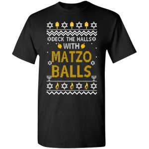 Deck The Halls With Matzo Balls Ugly Sweater