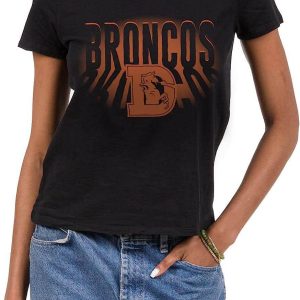Denver Broncos Vintage T-Shirt Broncos D Tee Shirt NBA