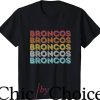 Denver Broncos Vintage T-Shirt Vintage Retro Broncos Tee NBA