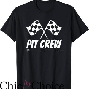 Dirt Track Race T-Shirt Pit Crew Racing Mechanic