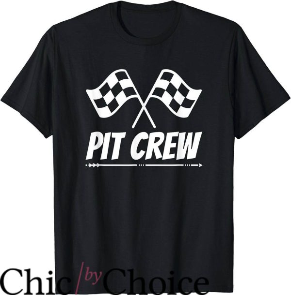 Dirt Track Race T-Shirt Pit Crew Racing Mechanic