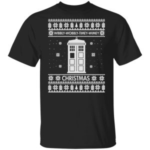 Doctor Who Wibbly Wobbly Timey Wimey Christmas sweatshirt