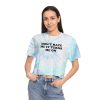 Don’t Hate Me It Turns Me On Tie-Dye Crop Tee