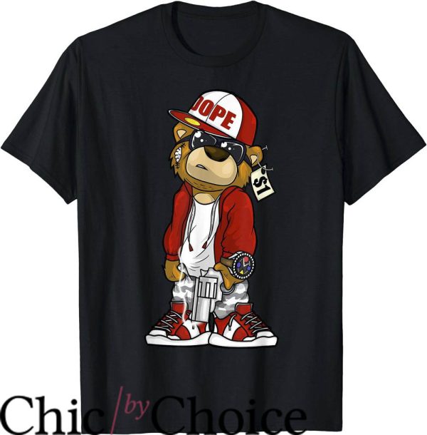 Drip Bear T-Shirt Hip Hop Dope Hustle