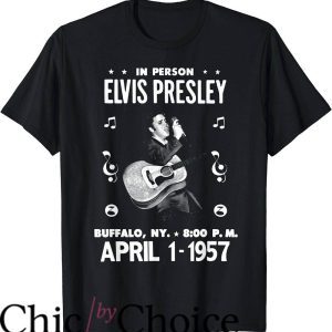 Elvis Mugshot T-Shirt In Person April 1957