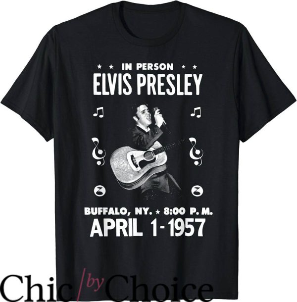 Elvis Mugshot T-Shirt In Person April 1957