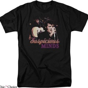 Elvis Mugshot T-Shirt Suspicious Minds