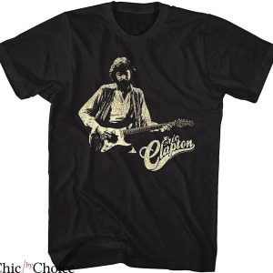 Eric Clapton T-Shirt Musician Clapton Playing Guitar Music