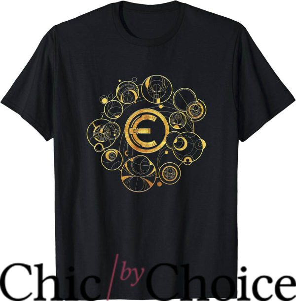 Eternal Light T-Shirt Geometric Golden Spheres Tee Trending