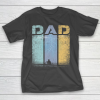 Father gift shirt Vintage Retro color Dad Rowing Player man lovers sports T Shirt T-Shirt
