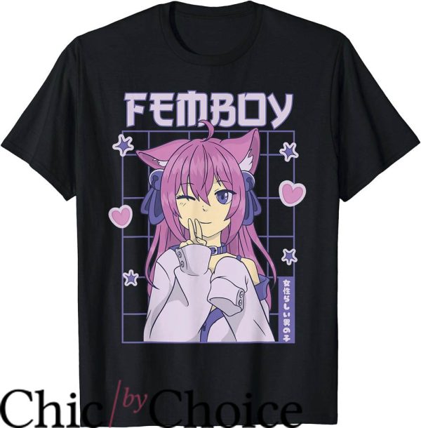 Femboy Hooters T-Shirt Femboy Anime Cute Little Femboy