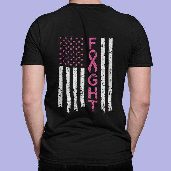 Fight Cancer America Flag Shirt