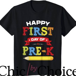 First Day Of Pre K T-Shirt Fun Teacher Student Preschool