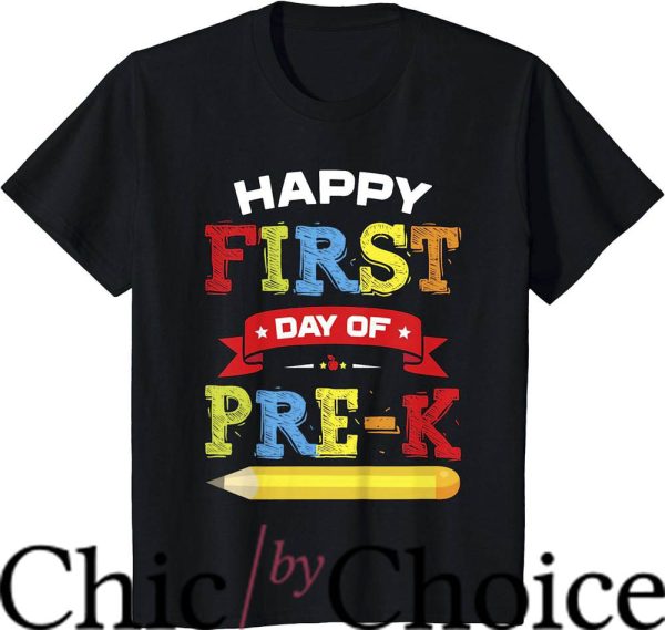 First Day Of Pre K T-Shirt Fun Teacher Student Preschool