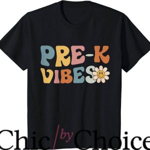 First Day Of Pre K T-Shirt Pre Kindergarten Team Retro 1st