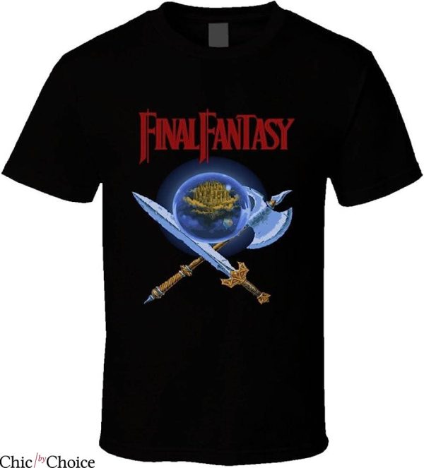 First Responder Final Fantasy T-Shirt NES Box Art Retro