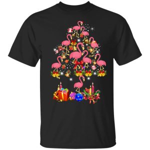 Flamingo Christmas Tree sweatshirt