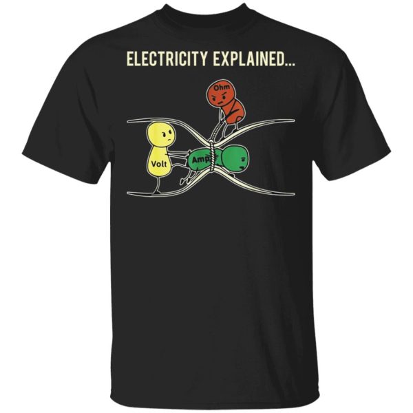 Funny Electricity Explained shirt