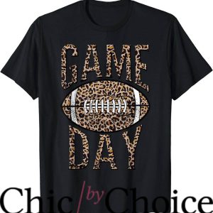 Game Day T-Shirt American Football Leopard T-Shirt Trending