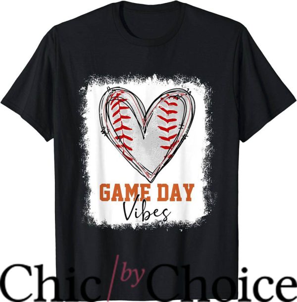 Game Day T-Shirt Baseball Game Day Vibes T-Shirt Trending