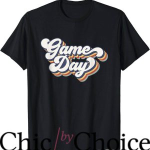 Game Day T-Shirt Vintage Game Day Vibes Retro Football Shirt