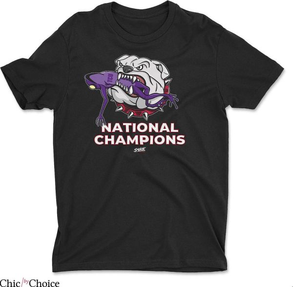 Georgia Bulldogs T-Shirt Dog Frog National Champions