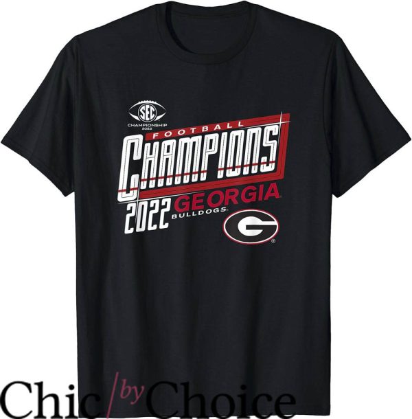 Georgia Bulldogs T-Shirt Football Champions 2022