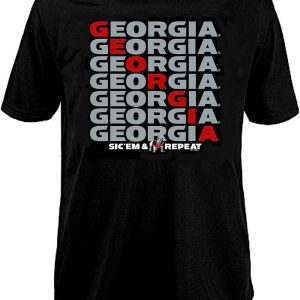 Georgia Bulldogs T-Shirt Sic Them And Repeat