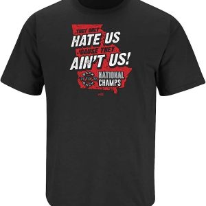 Georgia Bulldogs T-Shirt They Hate Us Cause They Aint Us