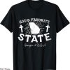 Gods Favorite T-Shirt Georgia Favorite State Cool USA Gift