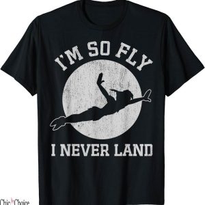 Gods Favorite T-Shirt Peter Pan So Fly Moon Silhouette