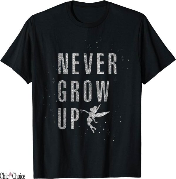 Gods Favorite T-Shirt Peter Pan Tinker Bell Never Grow Up