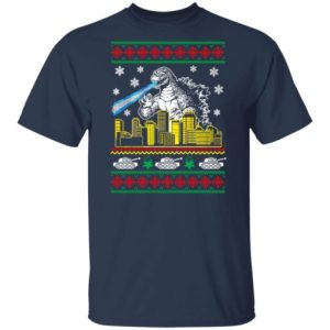 Godzilla Ugly Christmas sweater