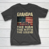 Grandpa Funny Gift Apparel  Father’s Day Grandpa The Man Myth Legend T-Shirt