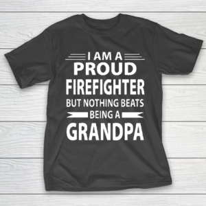 Grandpa Funny Gift Apparel  Firefighter Grandpa T-Shirt