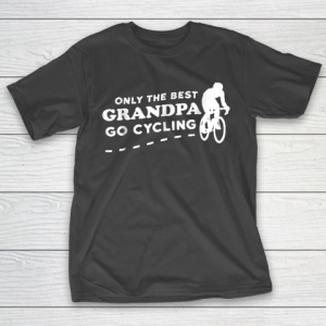 Grandpa Funny Gift Apparel  Mens Only the Best Grandpa Go Cycling T-Shirt