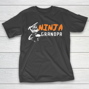 Grandpa Funny Gift Apparel  Ninja Grandpa Matching Family Ninja Birthday T-Shirt