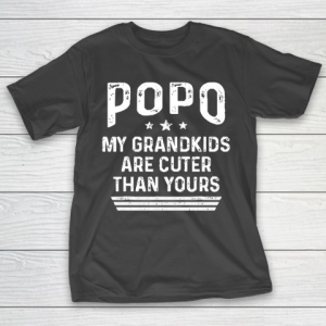 Grandpa Funny Gift Apparel  Popo Grandpa Cuter Grandfather Fathers Day T-Shirt