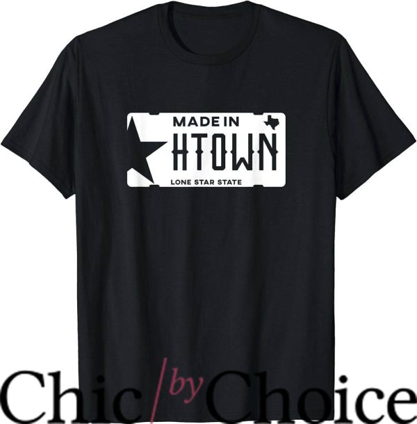 H Town T-Shirt Born In Houston Texas T-Shirt Trending